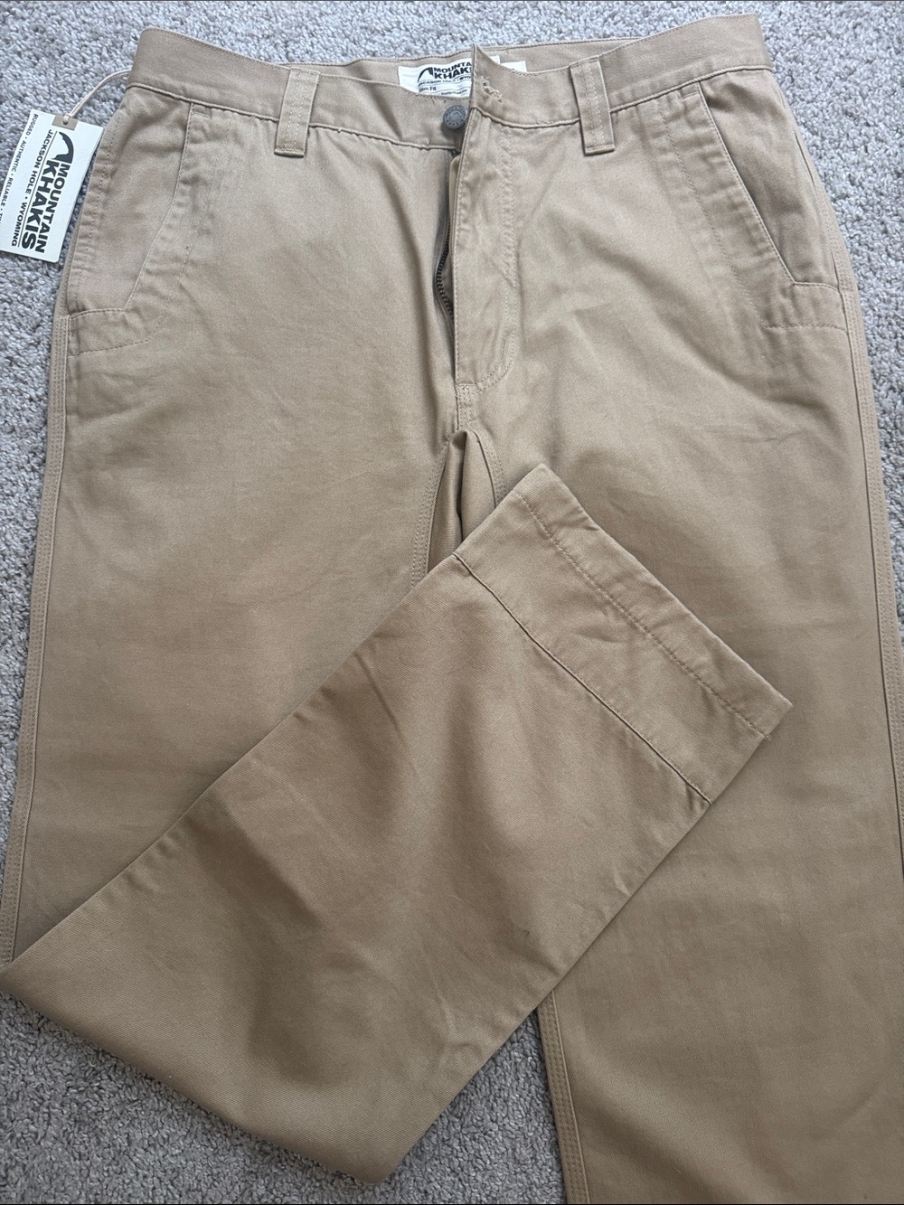 Mountain Khakis Men’s Straight-Leg Chinos - Light Khaki
